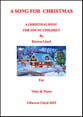 A song for Christmas Unison choral sheet music cover
